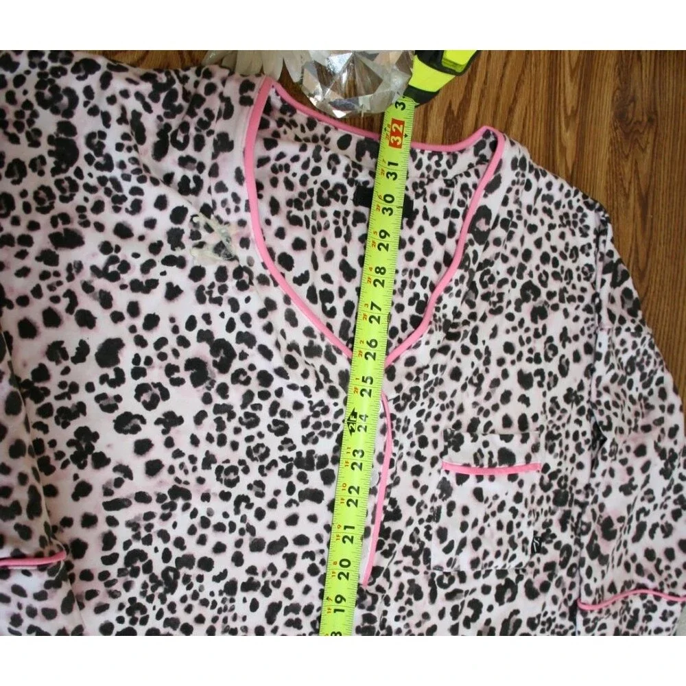 Simply Vera Vera Wang Sleep Shirt Nightgown Leopard Print XXL Soft See Descript - Picture 5 of 5